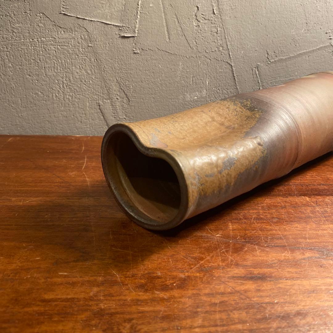 備前焼 花入 花瓶 花器 インテリア モダン ヴィンテージ 伝統工芸