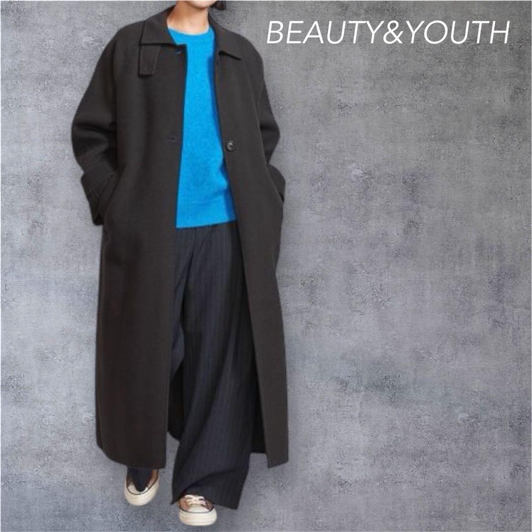 BEAUTY&YOUTH ユナイテッドアローズリバー ステンカラー ロングコート
