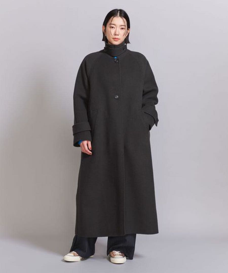 BEAUTY&YOUTH ユナイテッドアローズリバー ステンカラー ロングコート