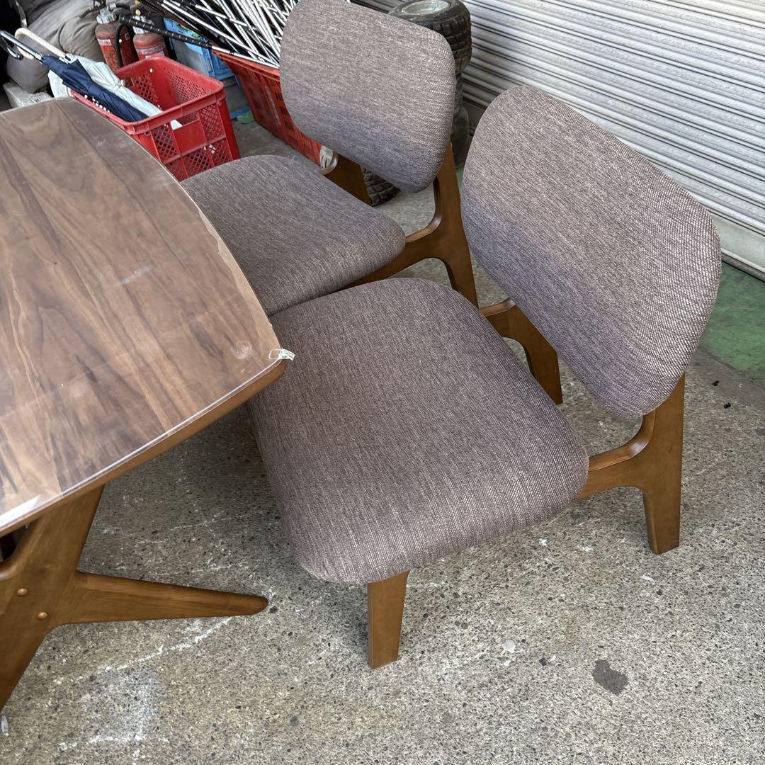 【直接引き取り限定】リビングダイニングテーブル・チェア5点セット