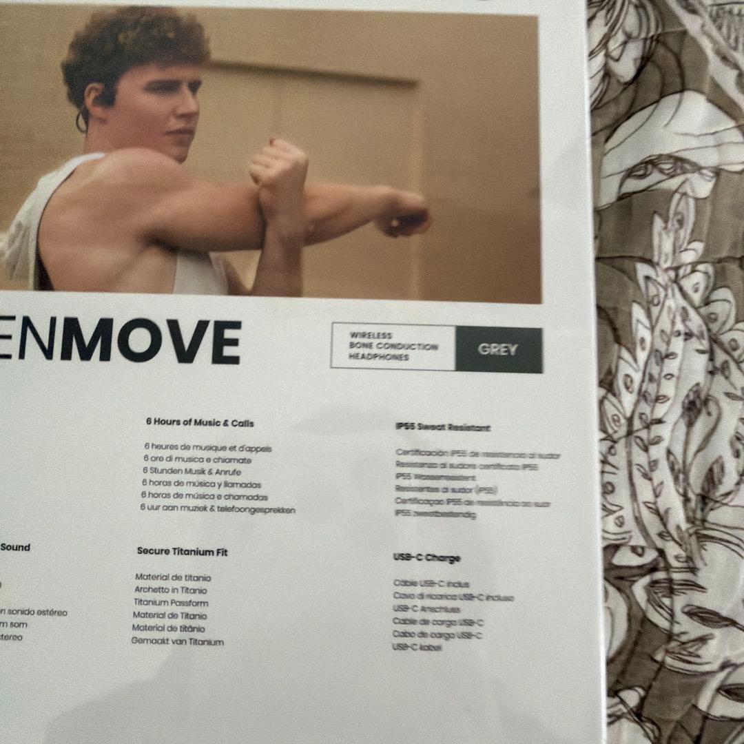 【新品未開封】SHOKZ OpenMove ワイヤレス骨伝導イヤホン