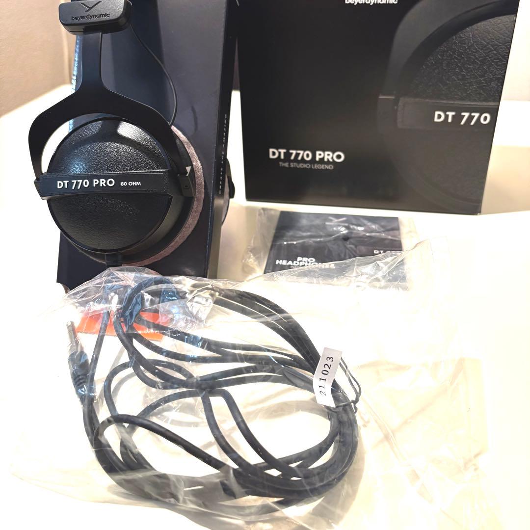 【美品】beyerdynamic DT 770 PRO 80Ω