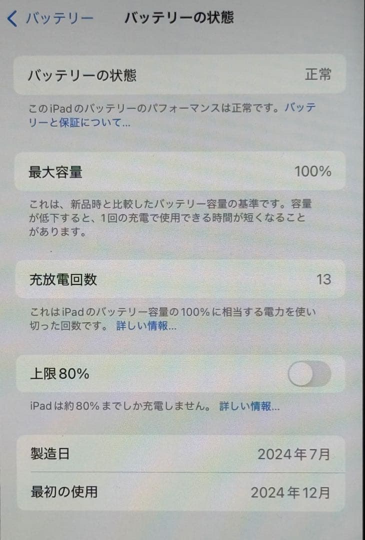 iPad mini第7世代Wi-Fi 128GB スペースグレイ