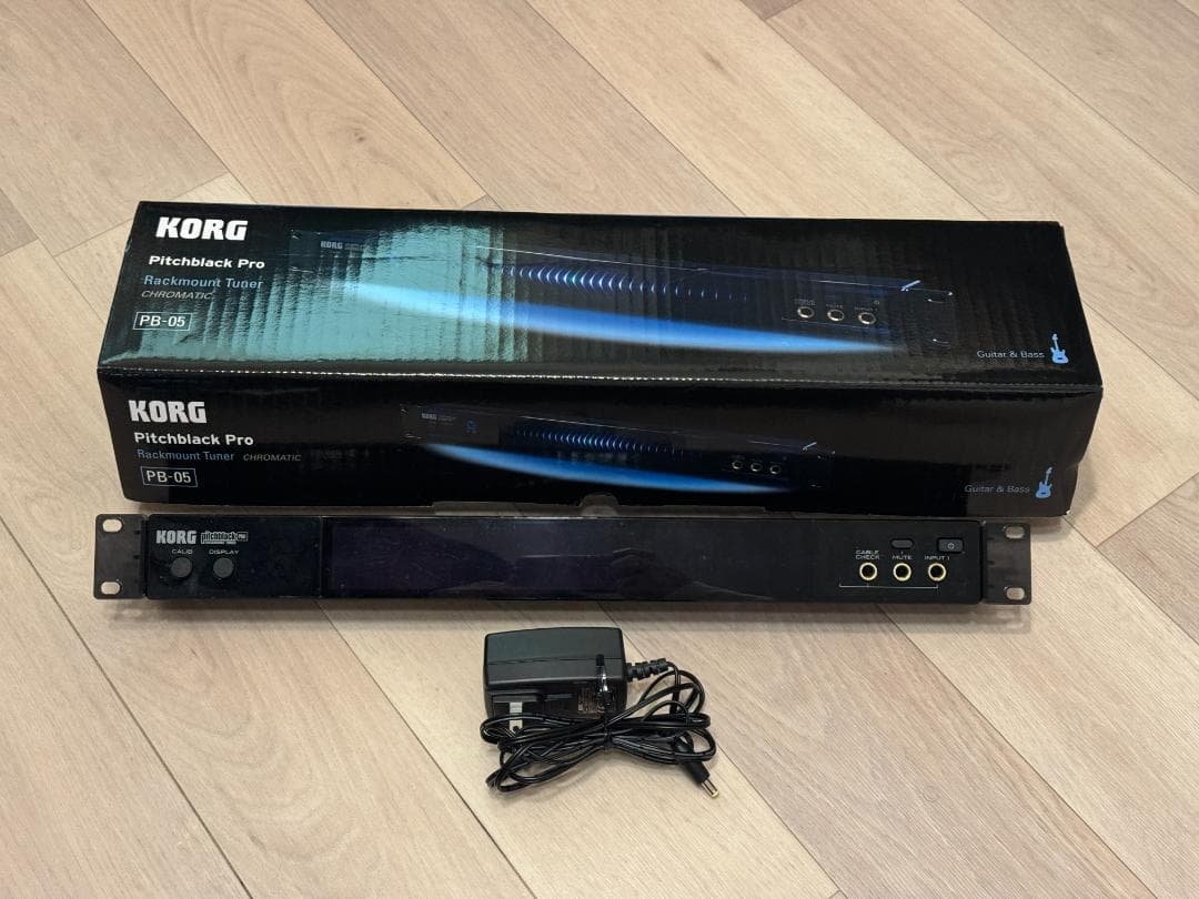 KORG Pitchblack Pro PB-05 ラックチューナー
