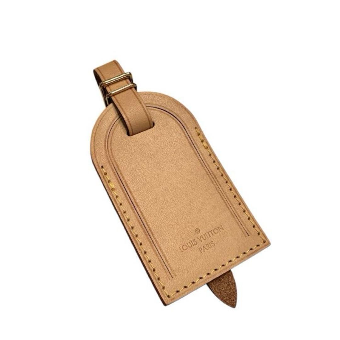ルイ・ヴィトン ネームタグ ベージュ キーホルダー