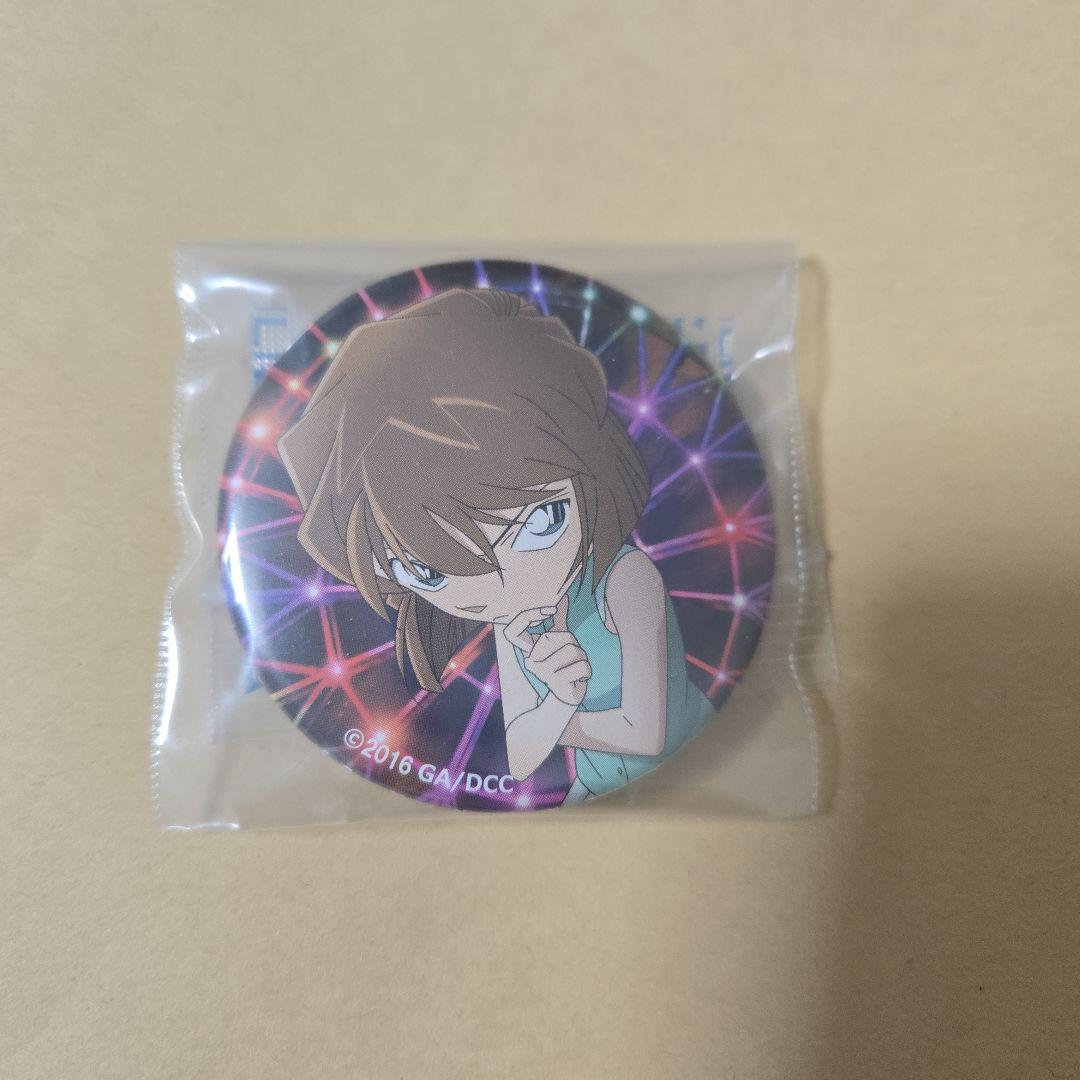 名探偵コナン 灰原 哀 缶バッジ 純黒の悪夢 ラフォーレ