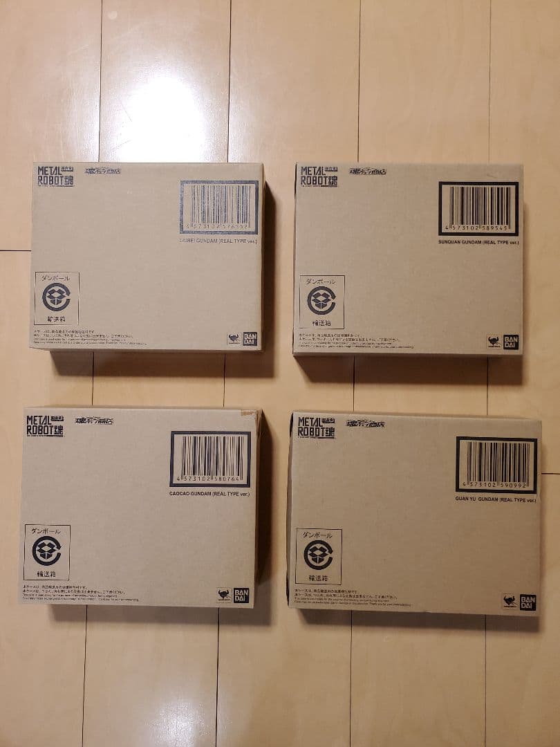 【新品未開封】 L ROBOT魂 劉備 曹操 孫権 関羽 ガンダム