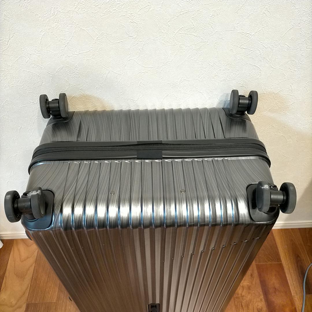 スーツケース エース クレスタ２ 85L ブラック ストッパー キャリーケース