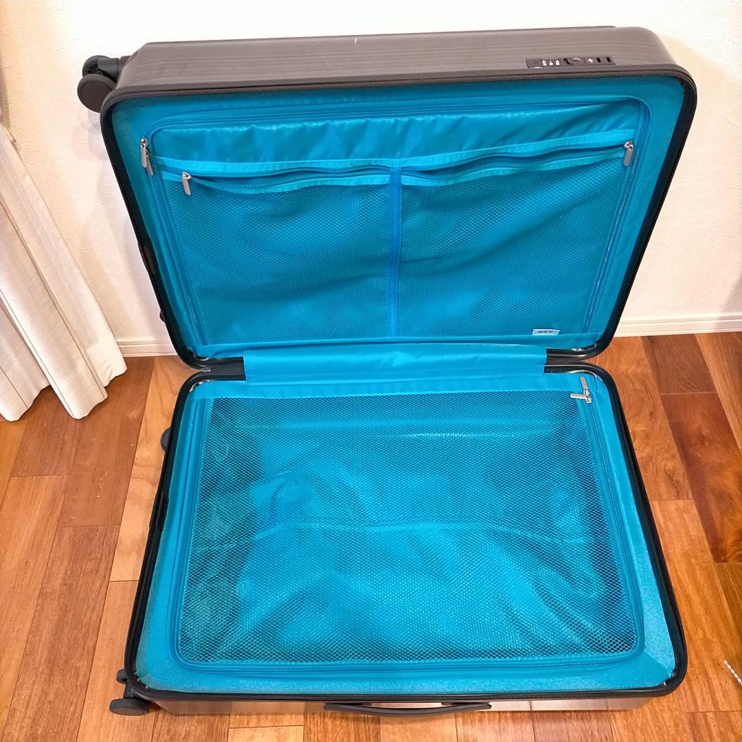 スーツケース エース クレスタ２ 85L ブラック ストッパー キャリーケース