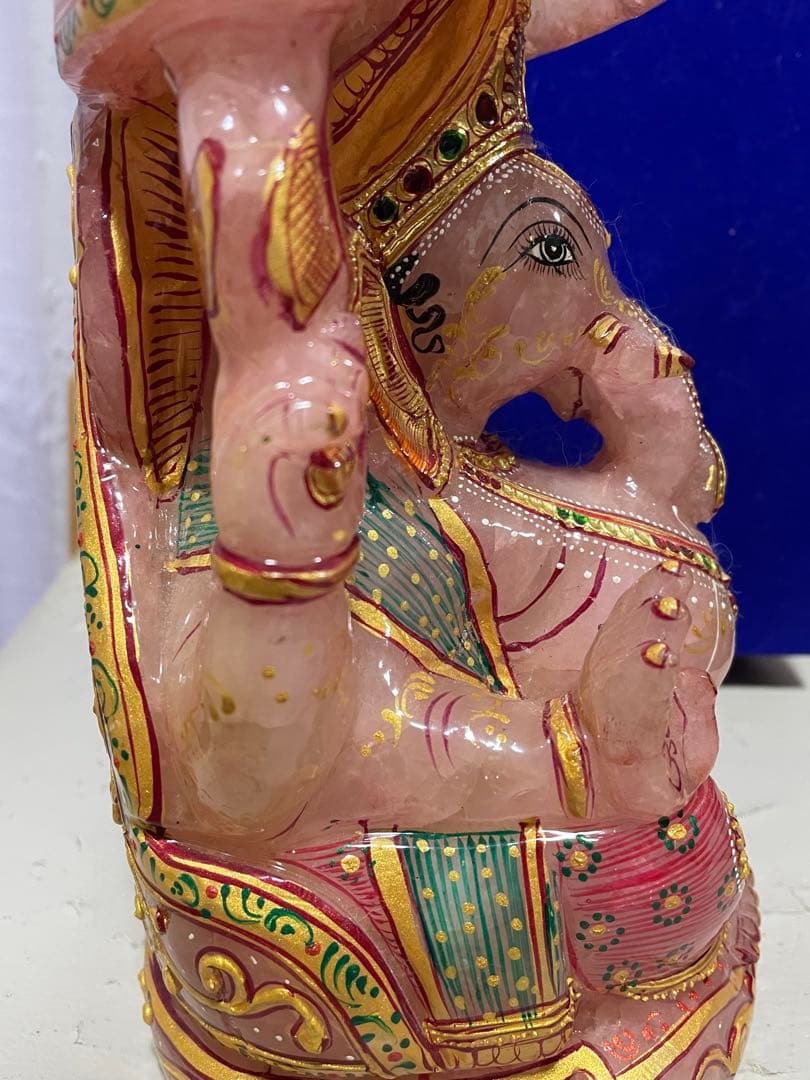 新春お値下げ！ ガネーシャ　天然石　特大　置物　希少