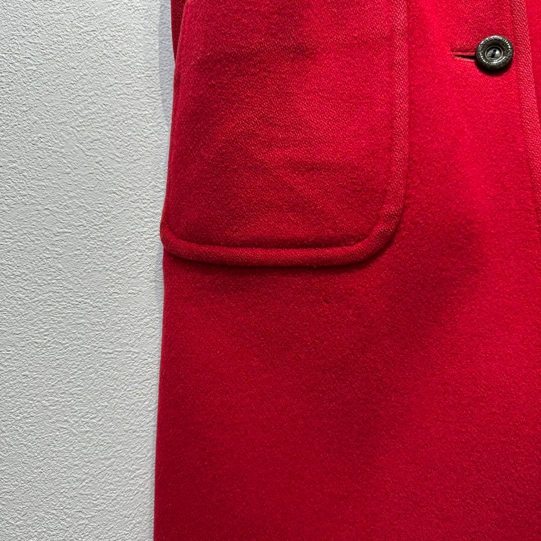 希少 バーバリー ブルーレーベル 上質 ウール デザイン チェスターコート 38