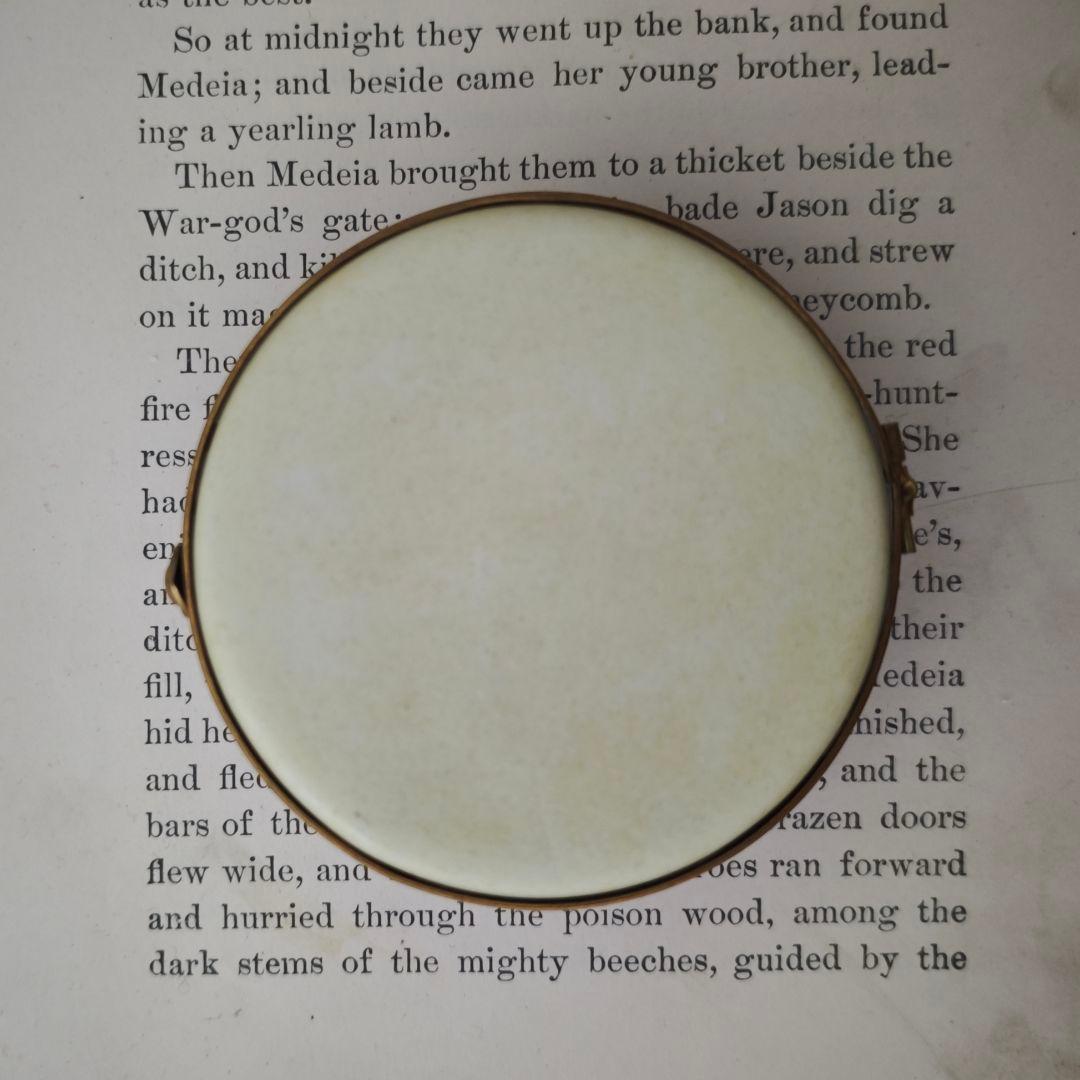 【難あり】リモージュボックス　カンカン帽　麦わら帽子　フランス製　ミニチュア