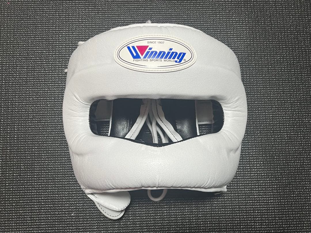 Winning ヘッドギア ホワイト Mサイズ 袋付き