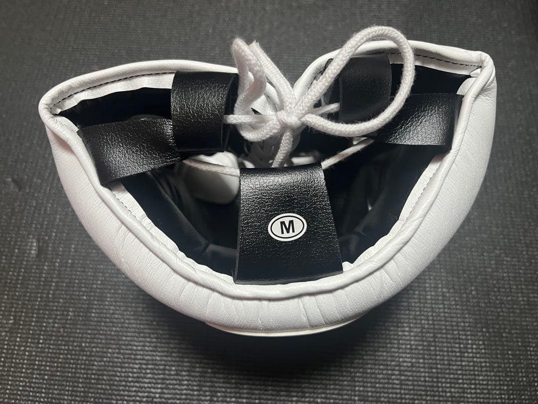 Winning ヘッドギア ホワイト Mサイズ 袋付き