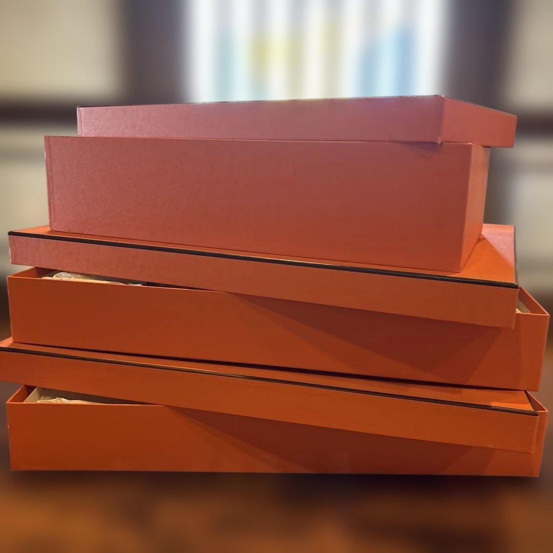 エルメス空箱、布袋、ジュエリーケース、ショッパー紙袋、リボン