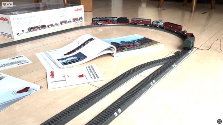 märklin / メルクリンの蒸気機関車セット(レール付)