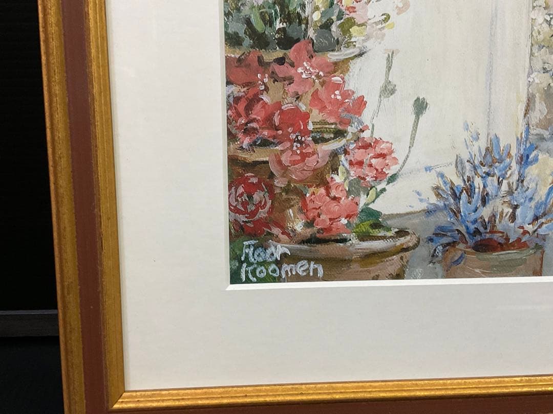 Floor Koomen/フラワー　Ⅱ /サイン入り