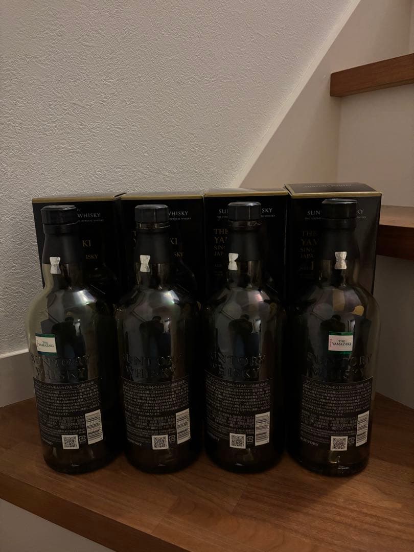 山崎18年 空瓶4本 ※箱付き