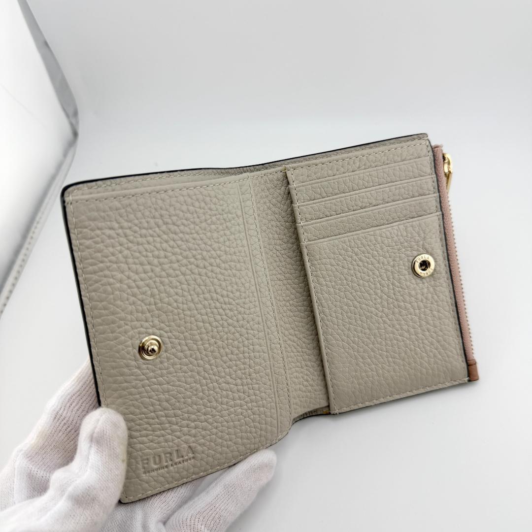 ✨美品✨ FURLA フルラ ダフネ 二つ折り 財布 コンパクト ウォレット