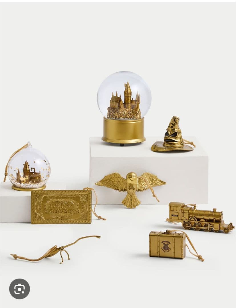 ハリー・ポッター　イギリスM&S限定　オーナメントセット
