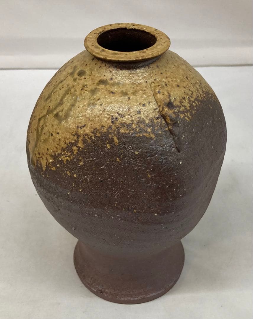 B163b  高橋楽斎作　花入・徳利・玉露茶器　3点セット　共箱　極箱