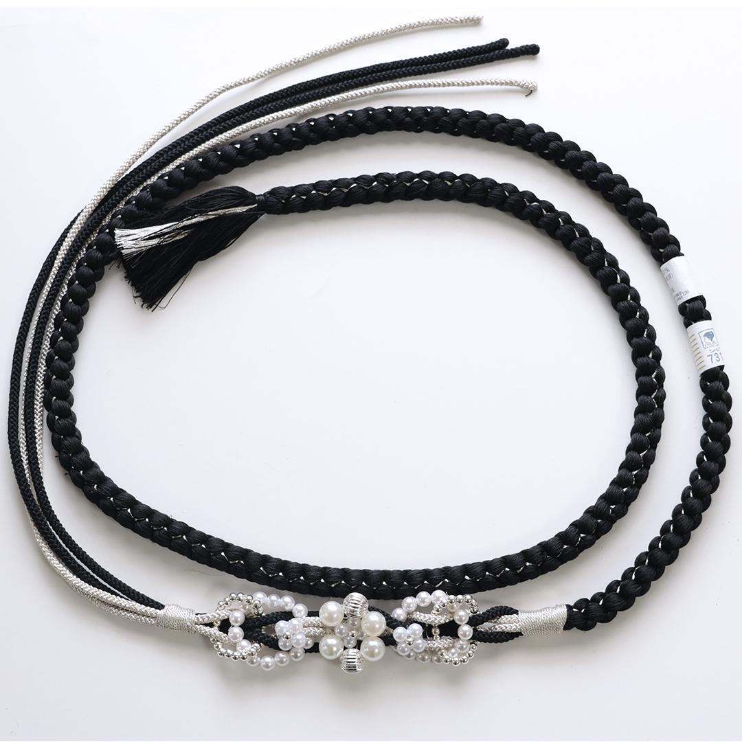 新古品◆ 人気絞り◆黒 丈159cm振袖6点セット ◆正絹フルセット07NJ