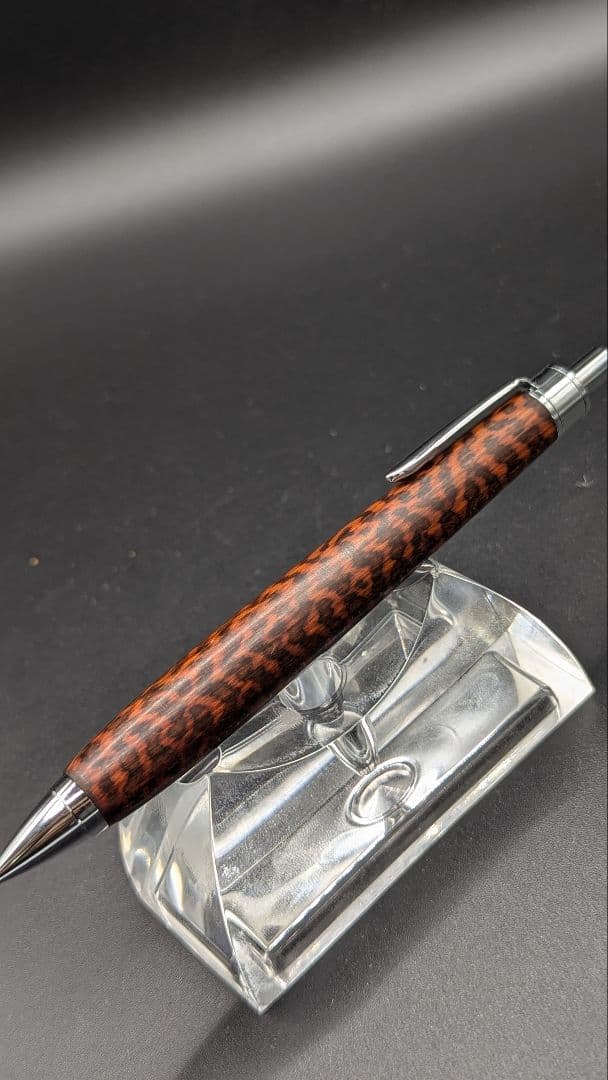 399ペン工房翌檜　極上　スネークウッド　木軸シャーペン　ボールペン