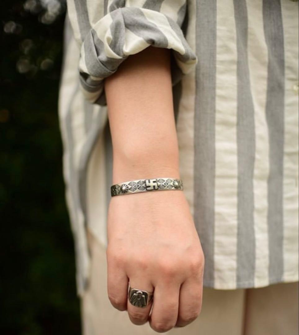 K*O様 1925s 卍　逆卍　ビンテージ　ナバホバングル　Antique Na