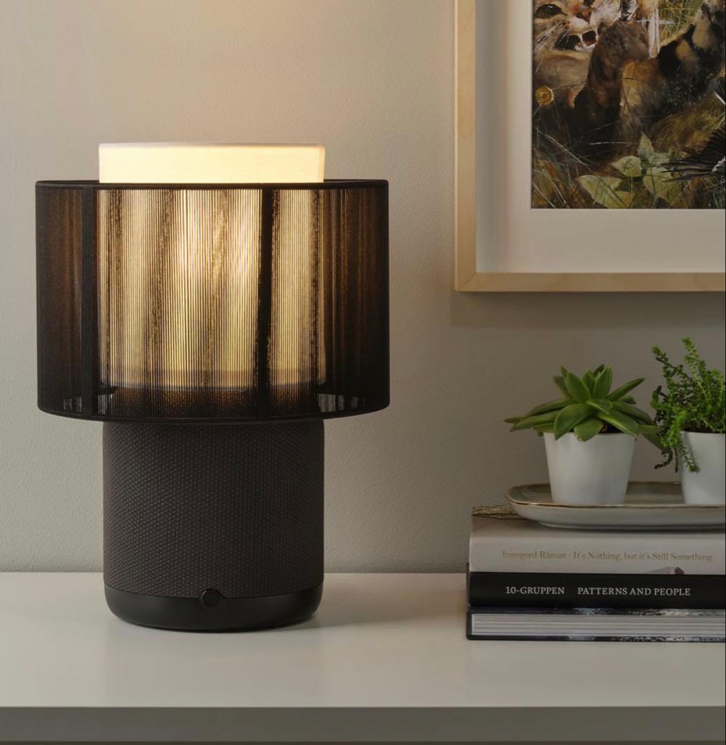 極美品 IKEA SYMFONISK（シンフォニスク）スピーカーランプベース 黒