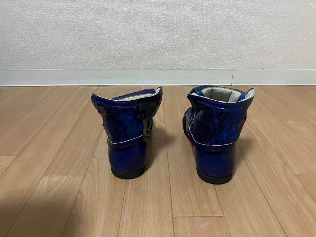 ミズノ、ボクシングシューズ、26.5センチ、ブルー