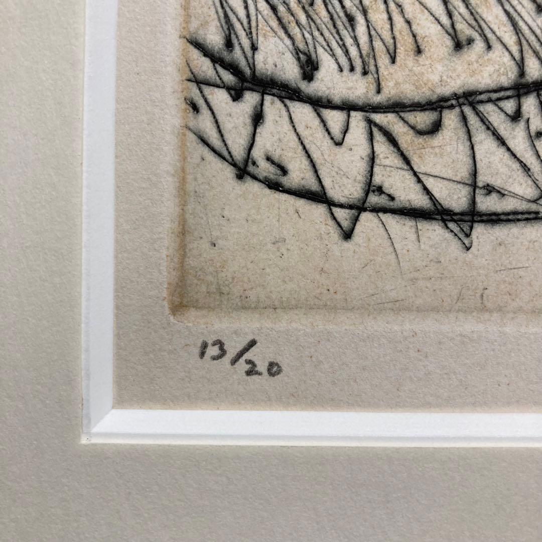 【真作】池田満寿夫「氷菓子を食べてはいけない」1964年 銅版画 直筆サイン