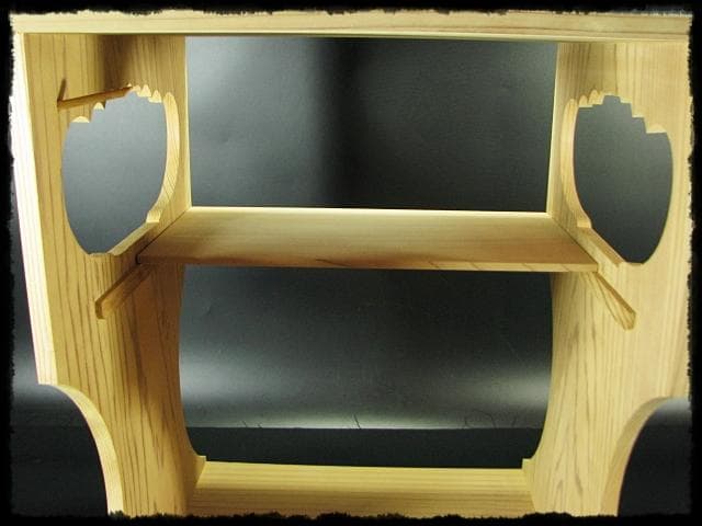 玄々斎好 杉棚 玄々棚 十一代 精中宗室 裏千家 棚物 茶道具 f269