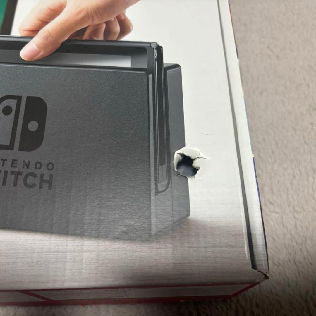 Nintendo Switch 本体 ネオンブルー/レッド箱あり SDカード付