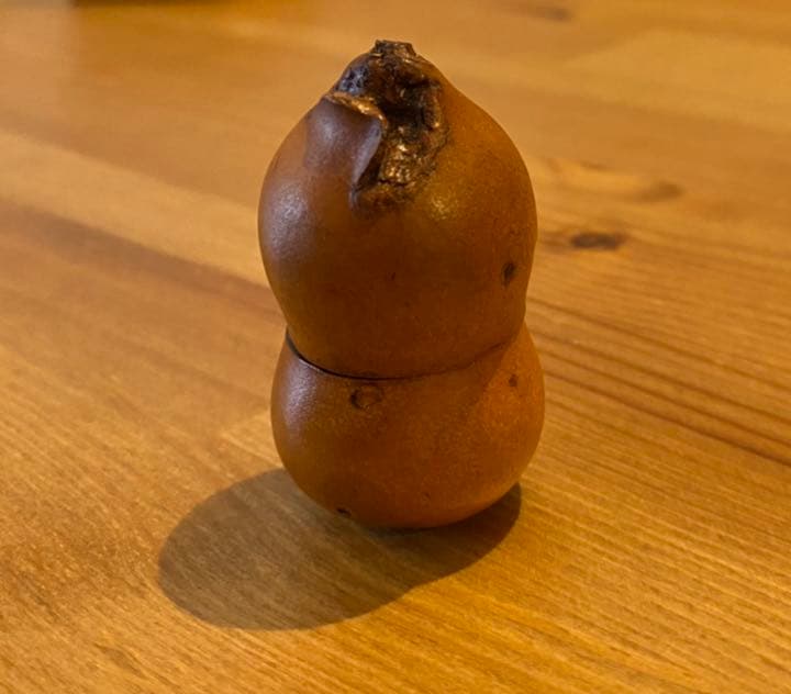 香盒　お香入れ　香合　木製