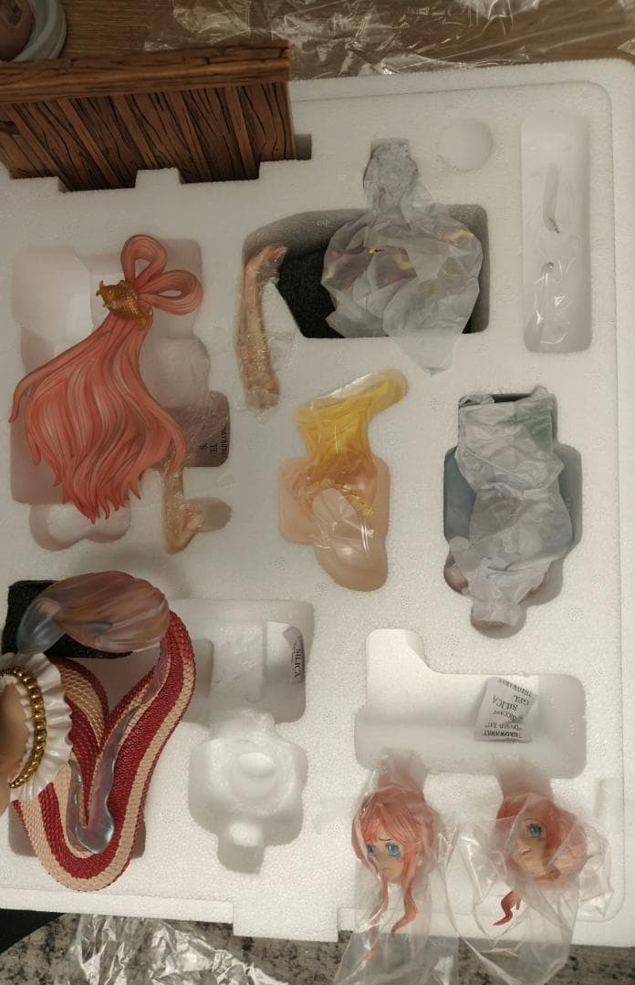 ワンピース しらほし Shirahosh 双頭彫 樹脂 彫刻 フィギュア