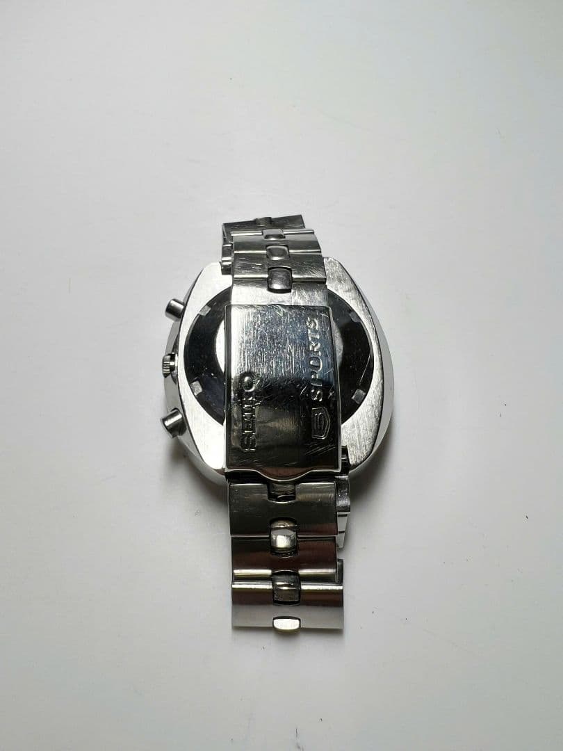 レア 70s セイコー5スポーツ スピードタイマー 自動巻 一つ目 クロノグラフ