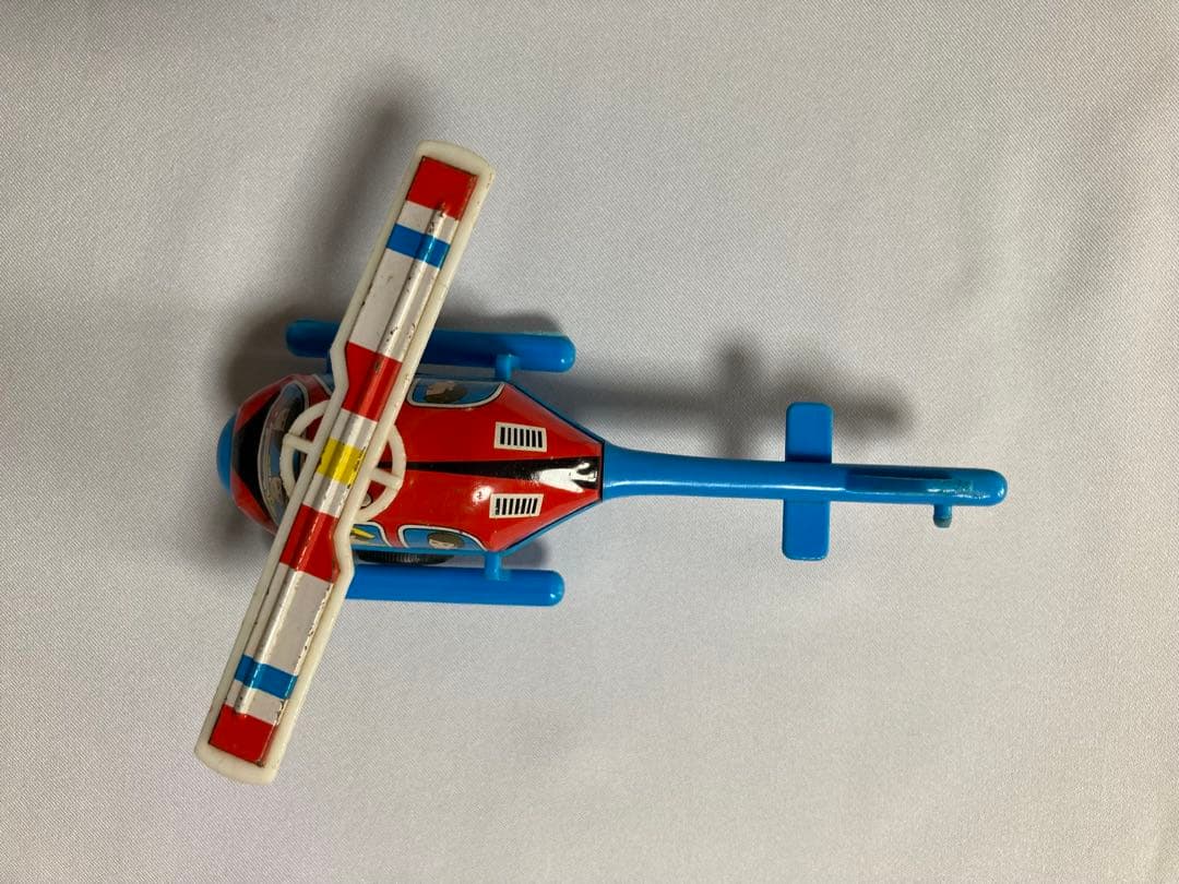 【まとめ売り4点】ブリキ　TONKA 救急車　ヘリ　汽車　イチコー　電車