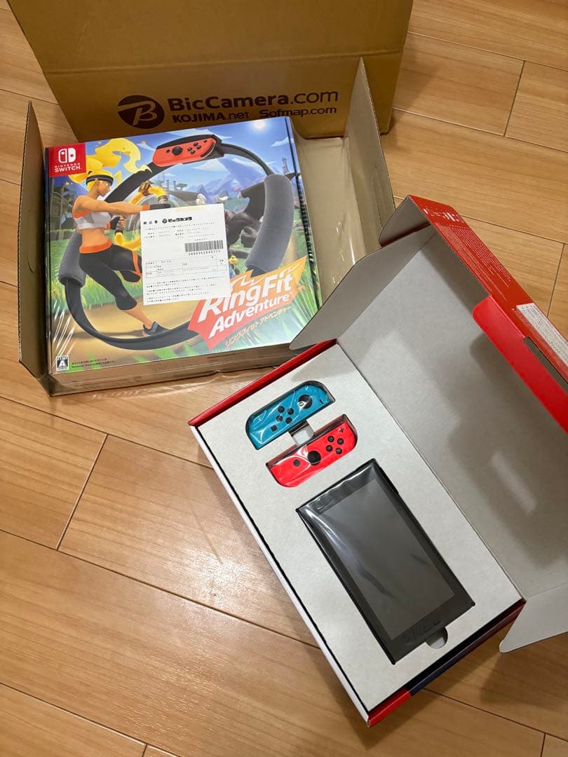 【値下】新品Nintendo Switch 本体 ＋リングフィットアドベンチャー