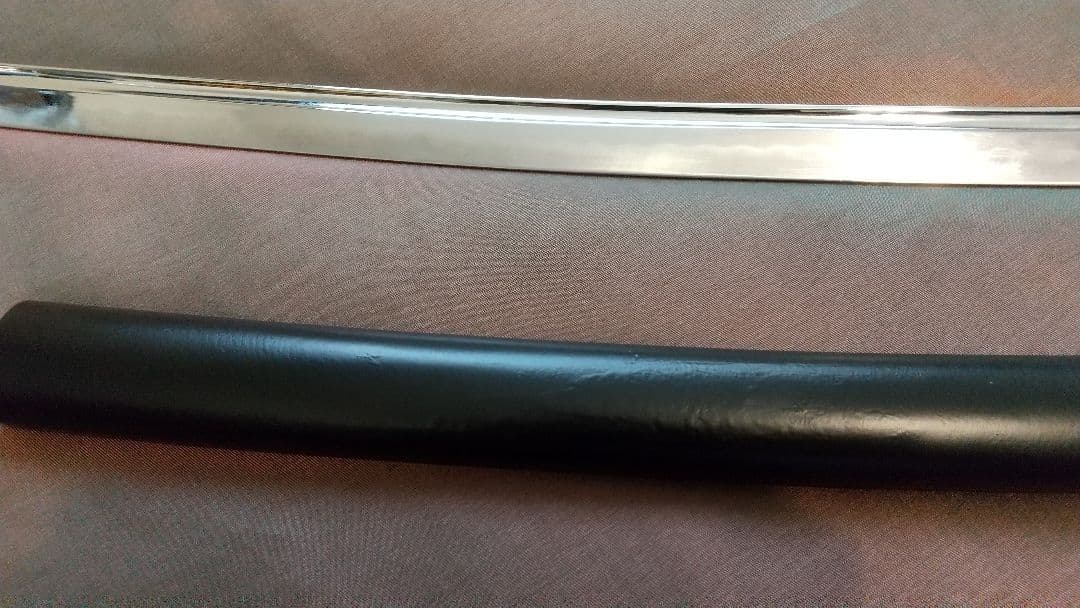 【二尺四寸二分】 居合刀 樋入り 長刀 透かし鍔 模造刀 武具 拵え 日本刀