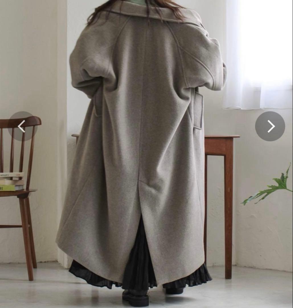 未使用/ルーズシルエットチェスターコート/ungrid/グレー