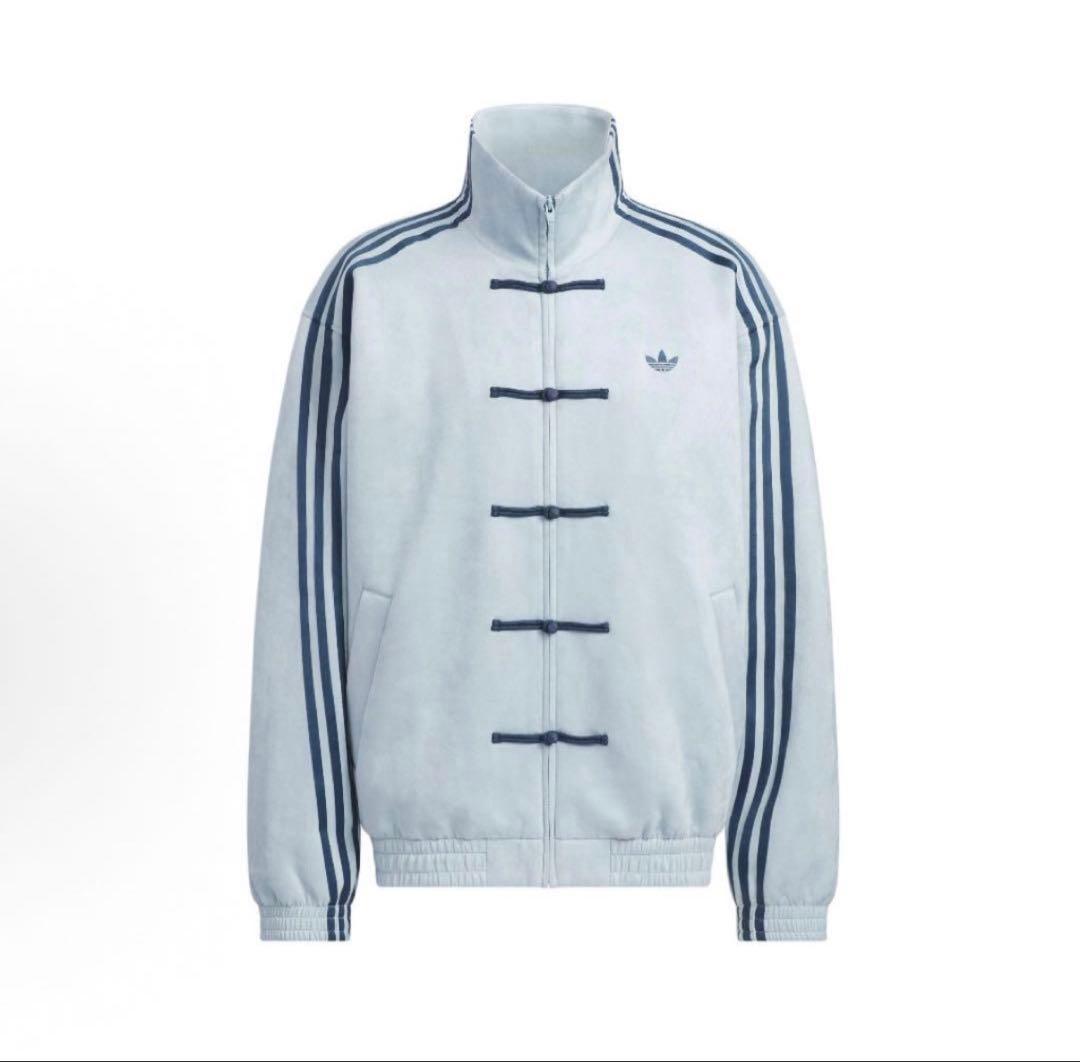 海外限定S Adidas CTT ジャケット ライトブルー KT3846