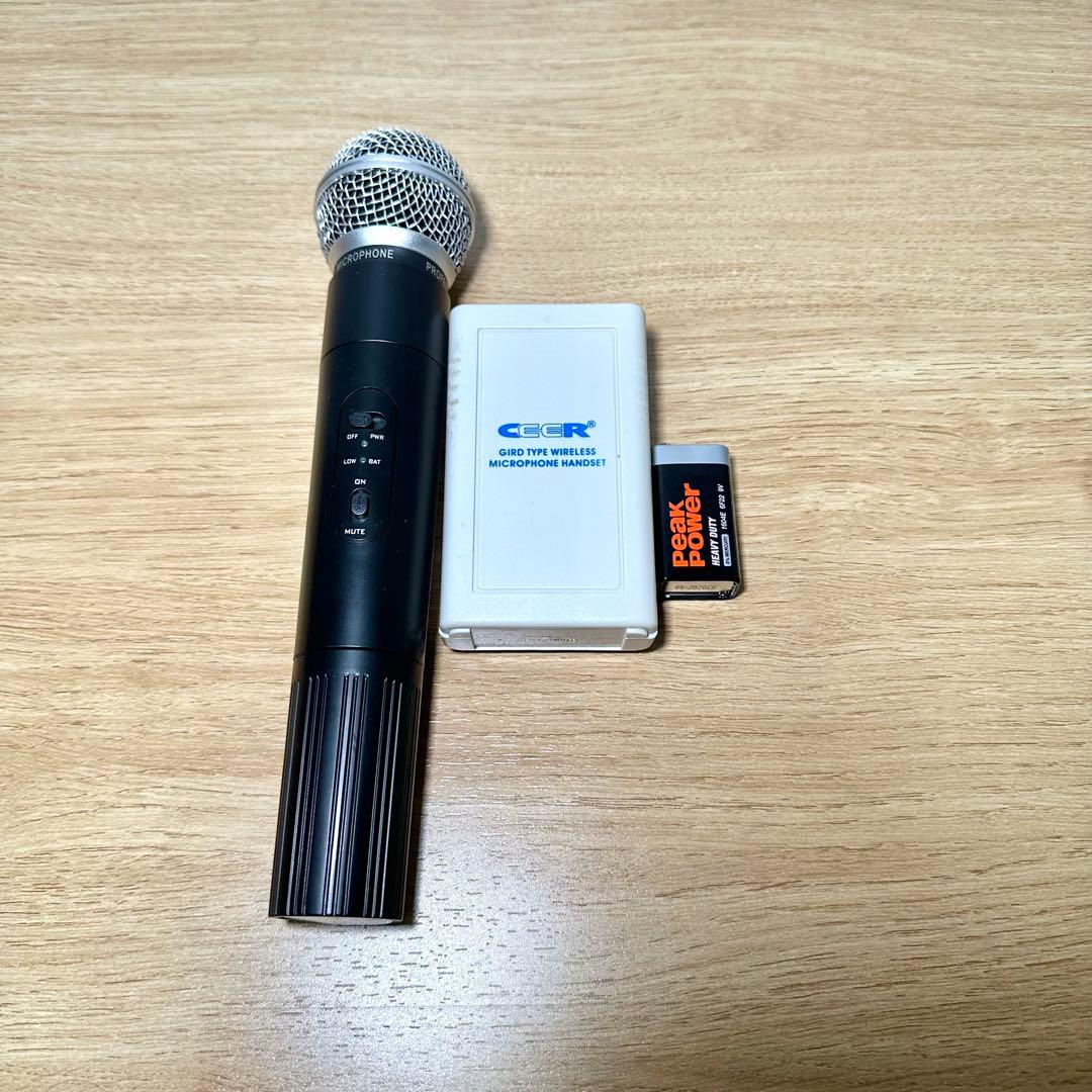 CEER AK-668 ワイヤレスアンプ ポータブルアンプ セット 動作確認済