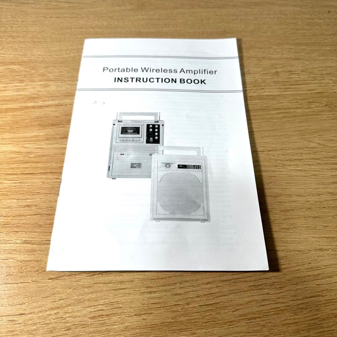 CEER AK-668 ワイヤレスアンプ ポータブルアンプ セット 動作確認済