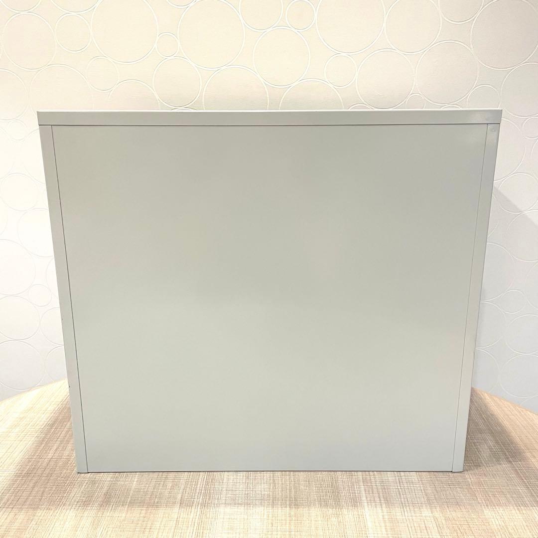 美品【ALPHA】アルファ 鍵付きキャビネット 書類収納ボックス 10段トレー付