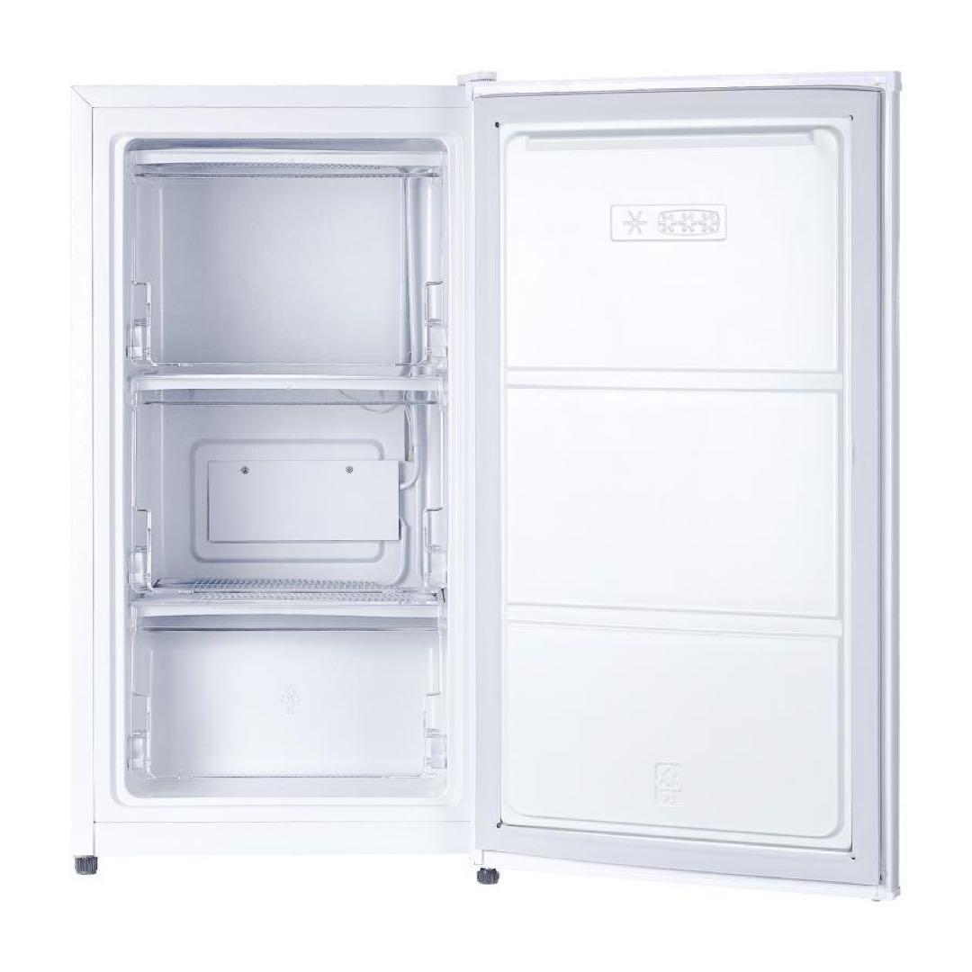 【新品】冷凍庫 60L スリム 小型 省エネ 大容量 サブ冷凍庫 直冷式