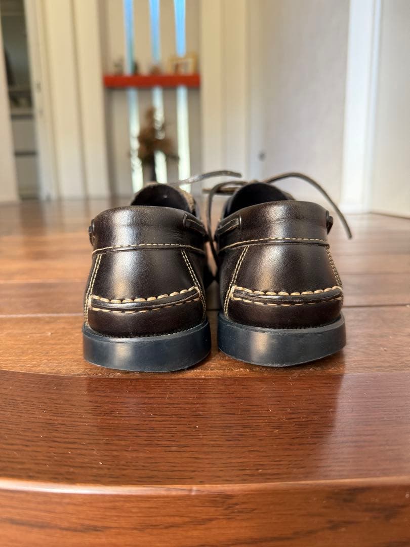 パラブーツ バース ブラック UK6 シューツリー付き