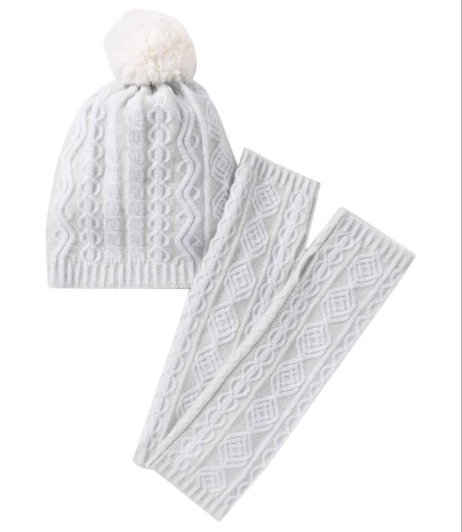 Johnstons of Elgin ジョンストンズ　カシミアニット帽 ボンボン