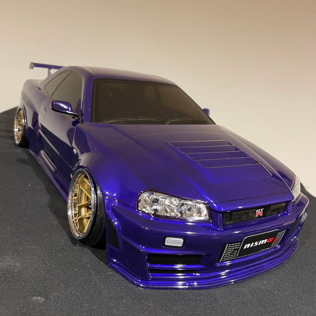 タミヤ　日産　スカイラインgt-r r34 1/10 ラジコンボディ　yd-2