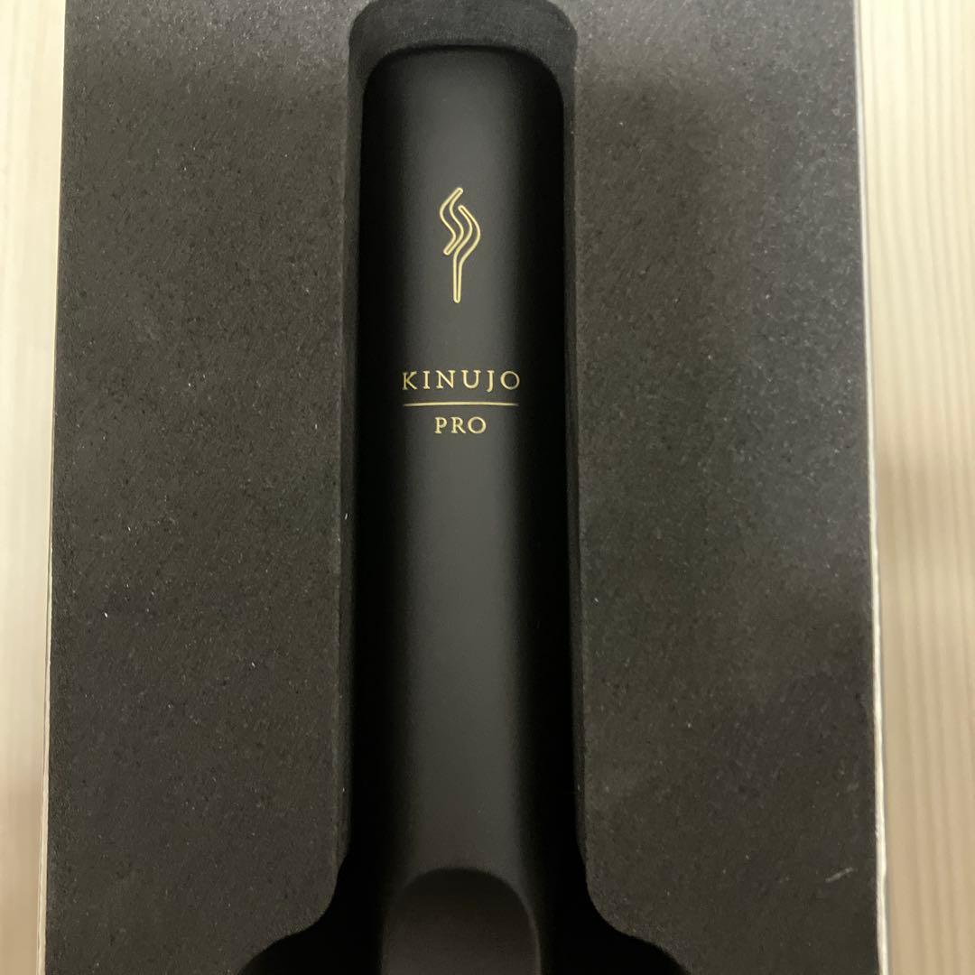 KINUJO 絹女PRO KP001 ブラック ストレートアイロン