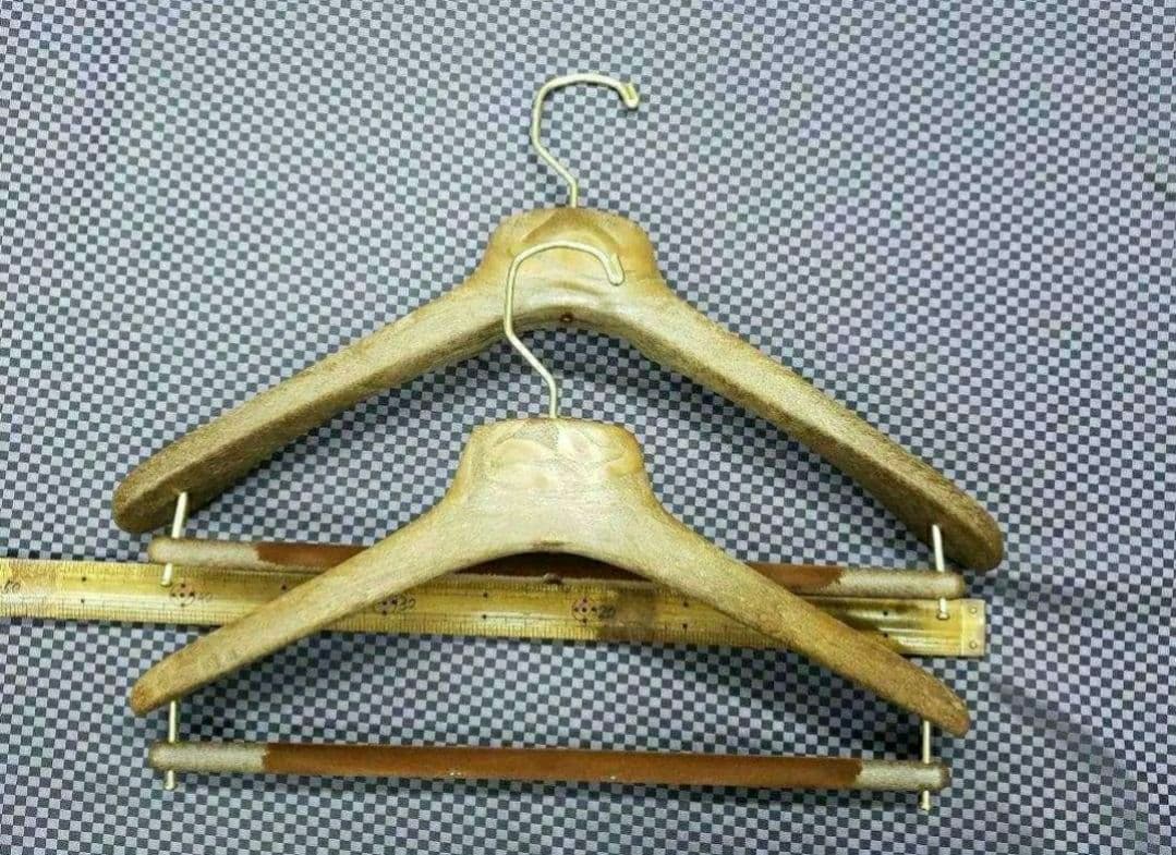 10本set 樹脂ハンガー 茶 マイネッティ サルトリアーレ イタリア 新品